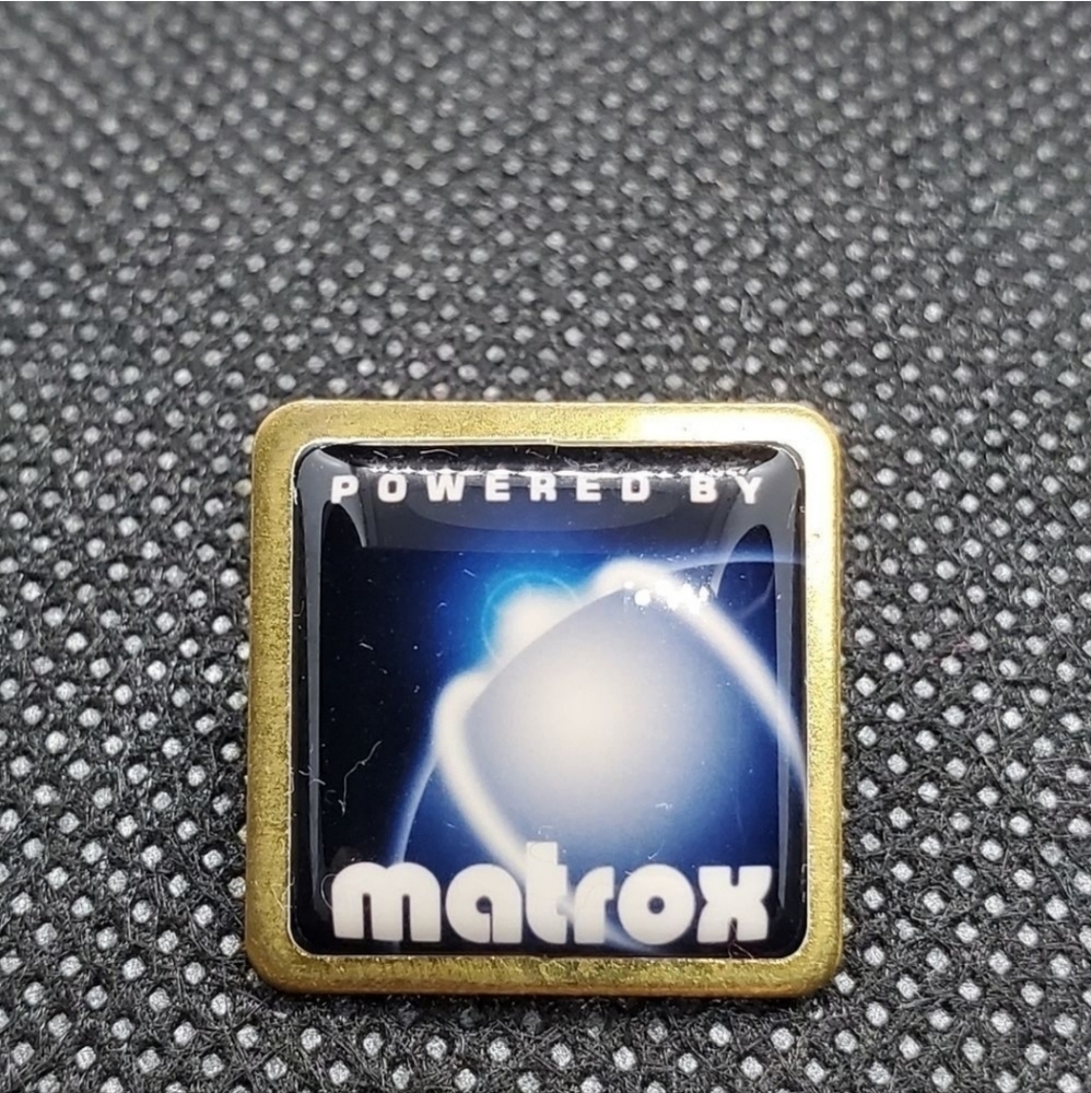 Vintage technology promotion pin